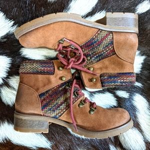 Lace-up Boots NWOT